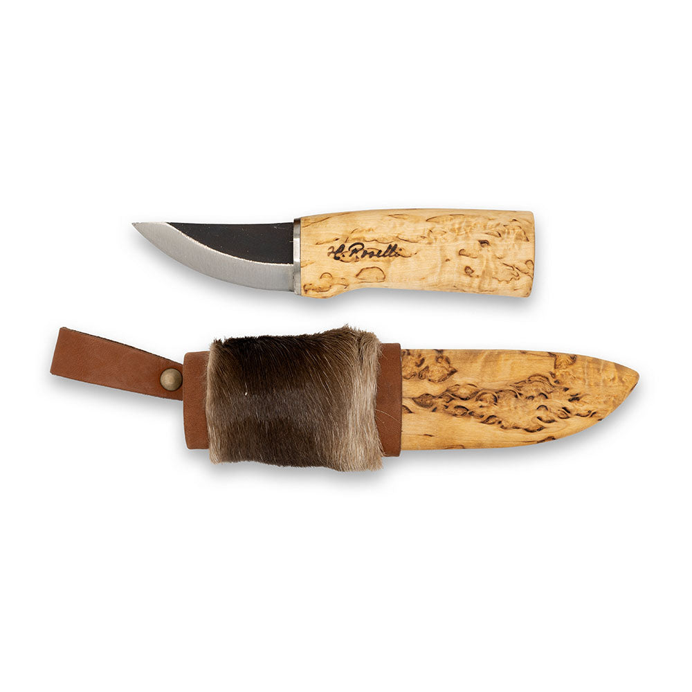 Refurbished Hunting Knife | Reindeer Fur | Roselli Finland