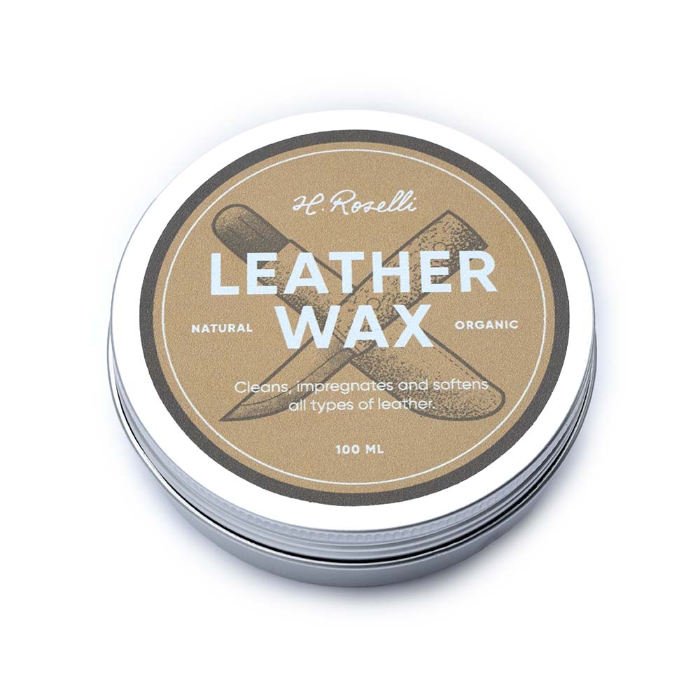 小物 ROCKSTEADY waxed lamb leather NULLUS Leather Wax with Tar Oil | Natural Leather Care | Roselli Finland