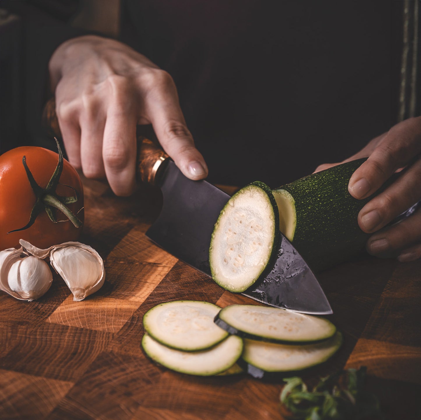 Santoku keittiöveitsi  